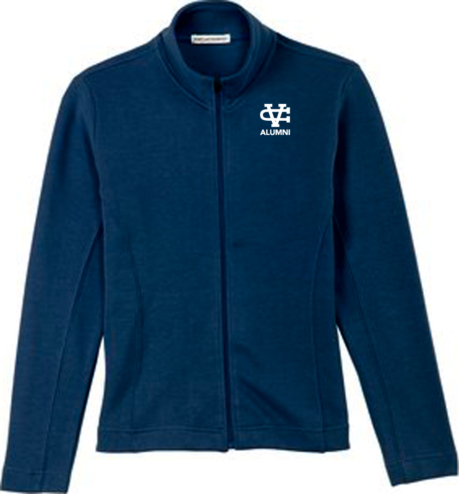 Ladies Full-Zip Jacket, Navy: sportpacks.com